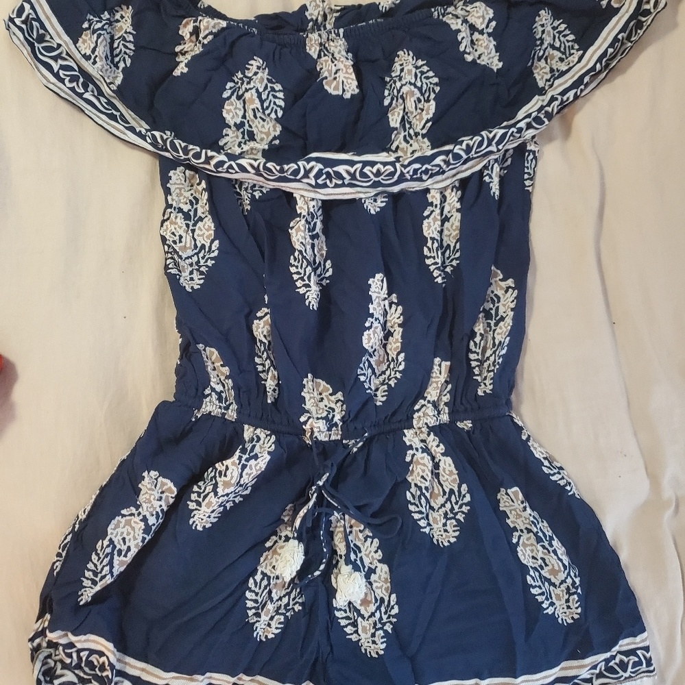 Blue Romper